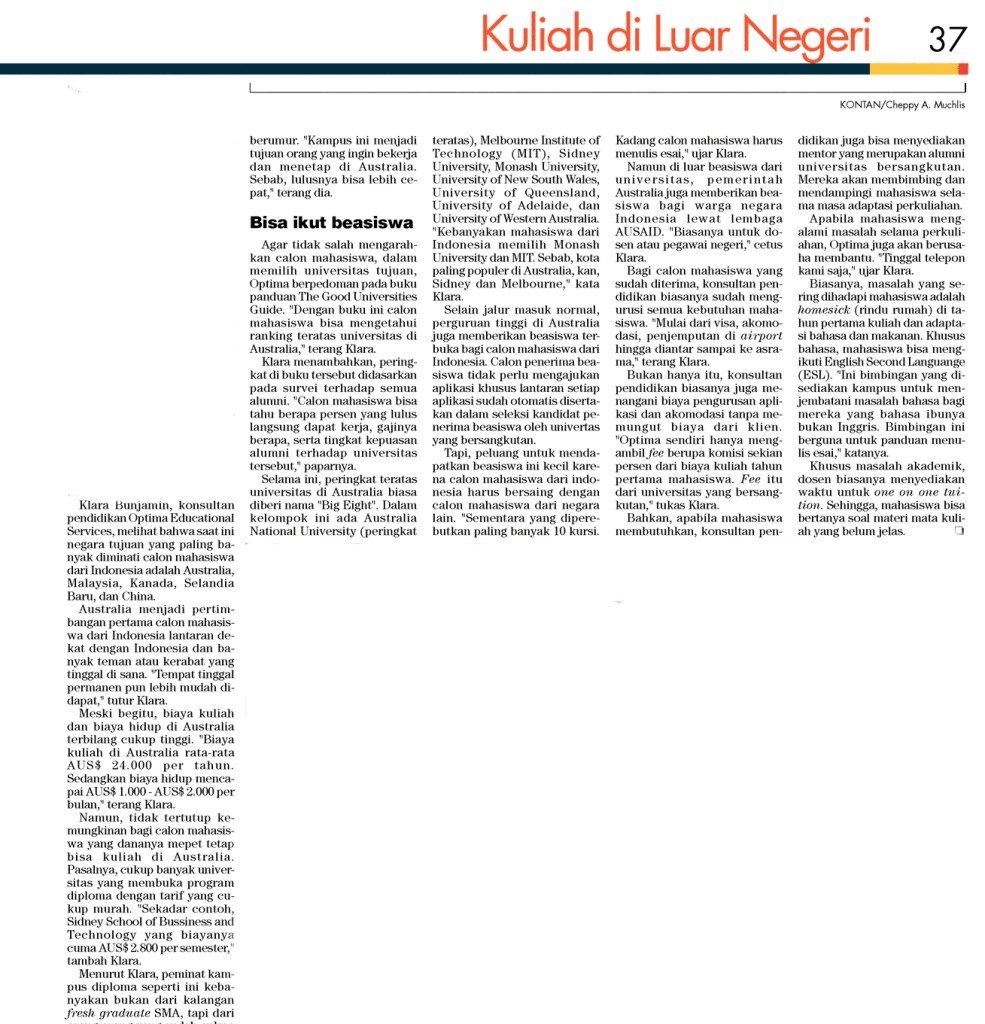 Kontan Aug 2010 pg 37